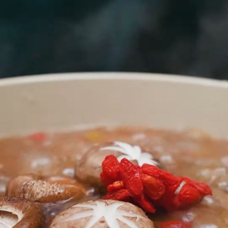 Bước 4 Thêm nấm đông cô Hạt dẻ Trùng Khánh