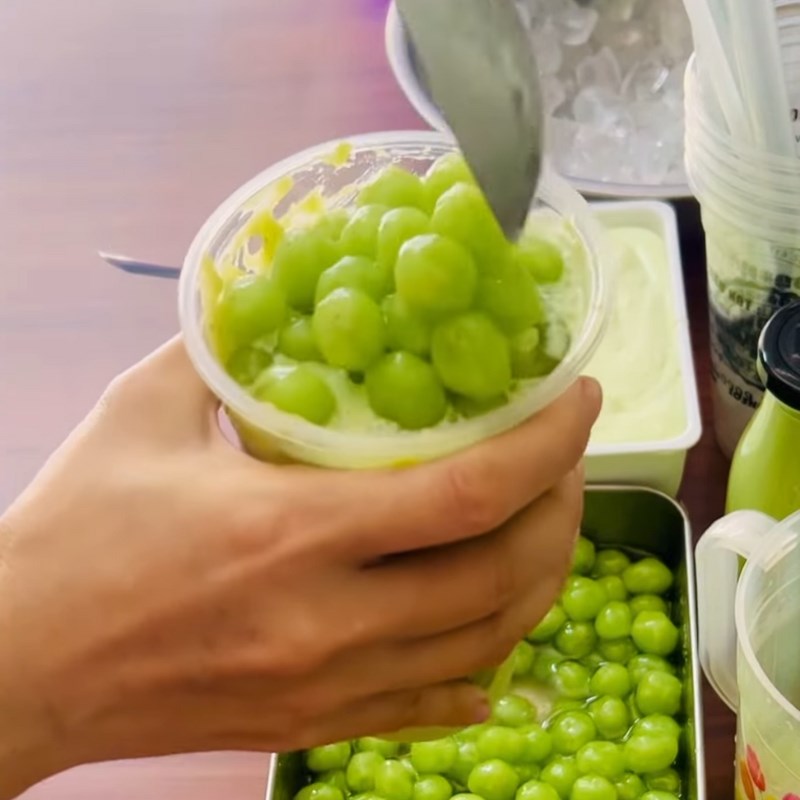 Bước 1 Trà sữa cốm Trà sữa cốm và trà sữa kem cốm