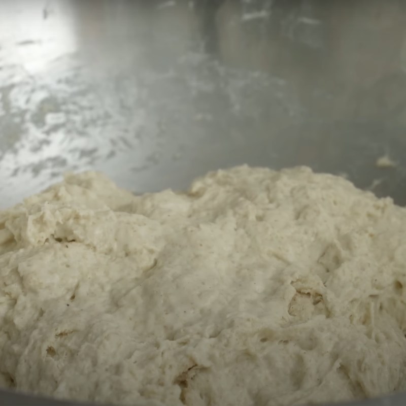 Bước 2 Trộn bột Bánh mì sourdough