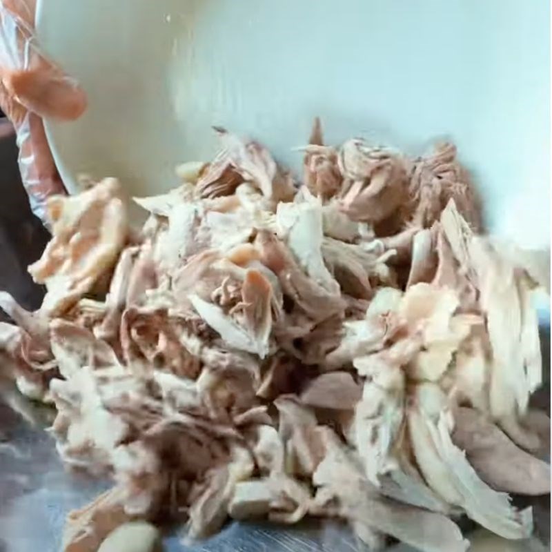 Bước 4 Trộn bún và vịt Bún vịt trộn