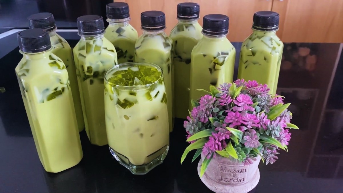 Trà sữa thái xanh đóng chai