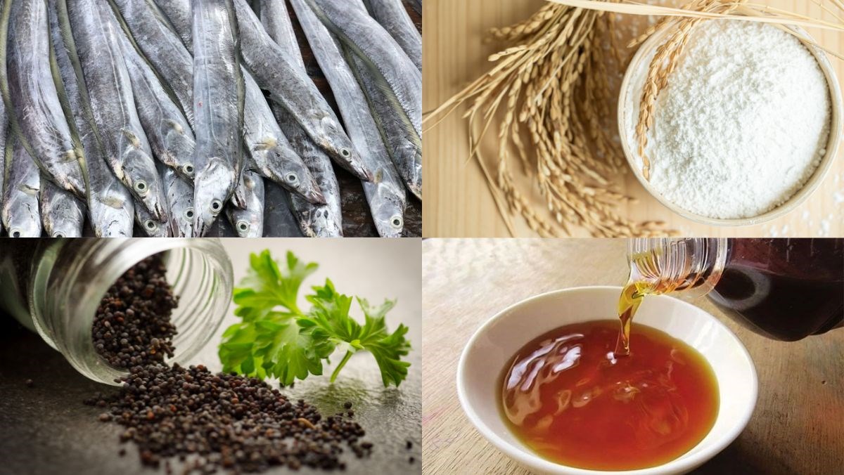 Nguyên liệu món ăn cá hố kho tiêu