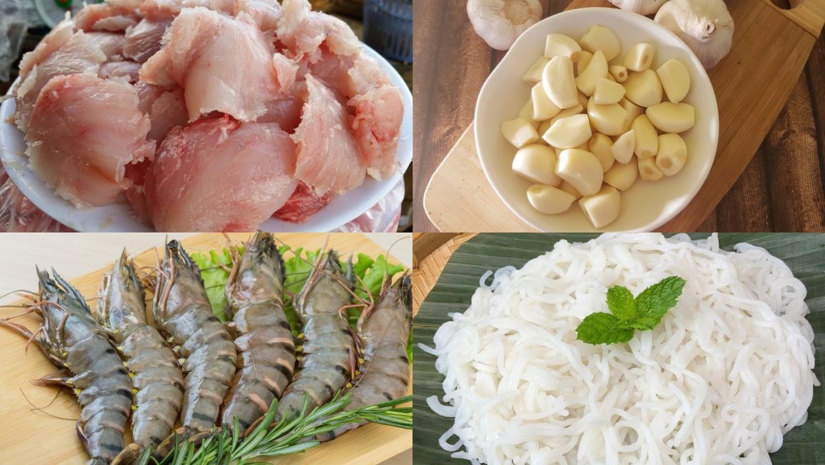 Nguyên liệu món ăn cách nấu lẩu cá thác lác chua cay