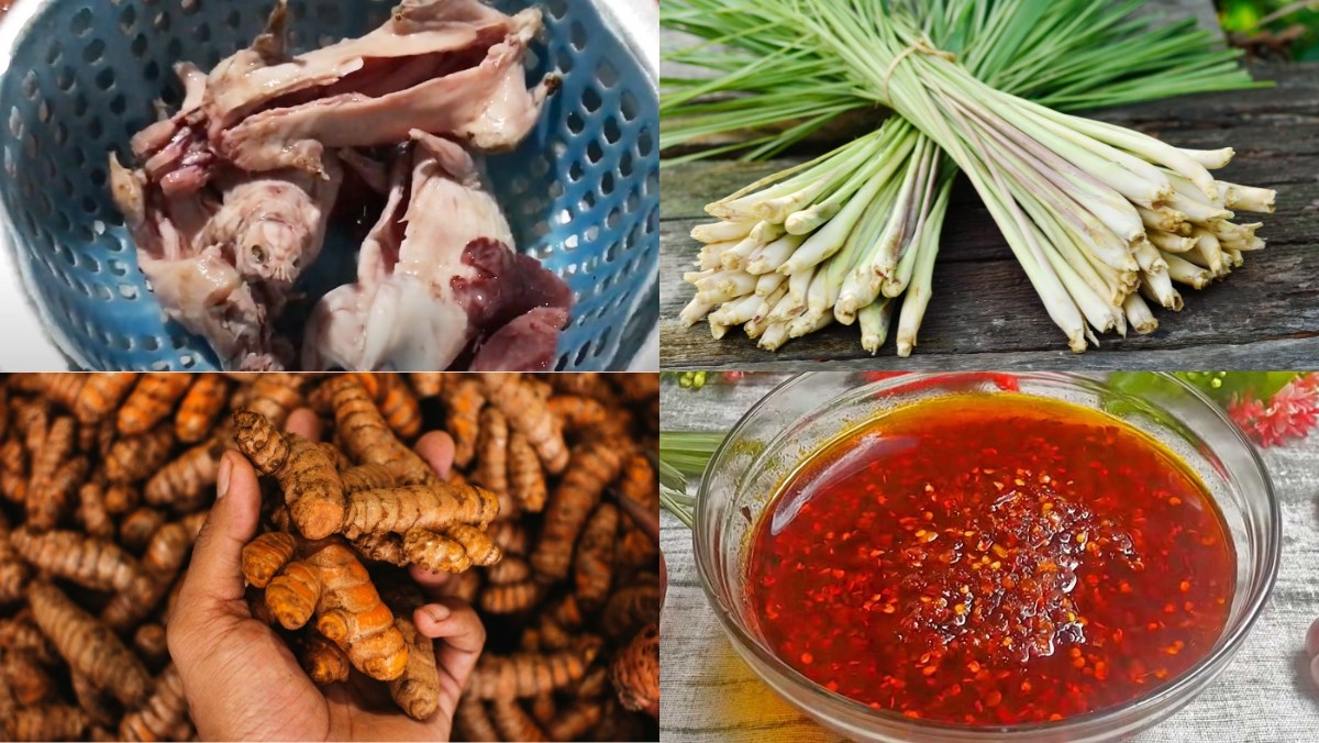 Nguyên liệu món ăn cách làm chuột xào lăn