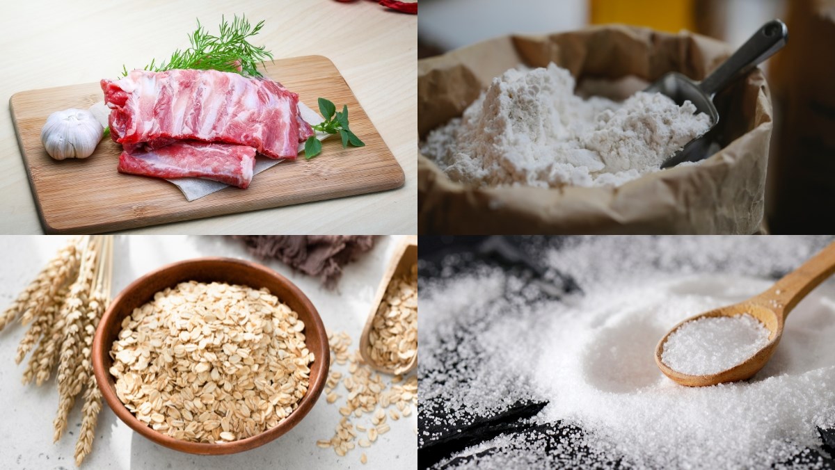 Nguyên liệu món ăn cách làm sườn rang muối