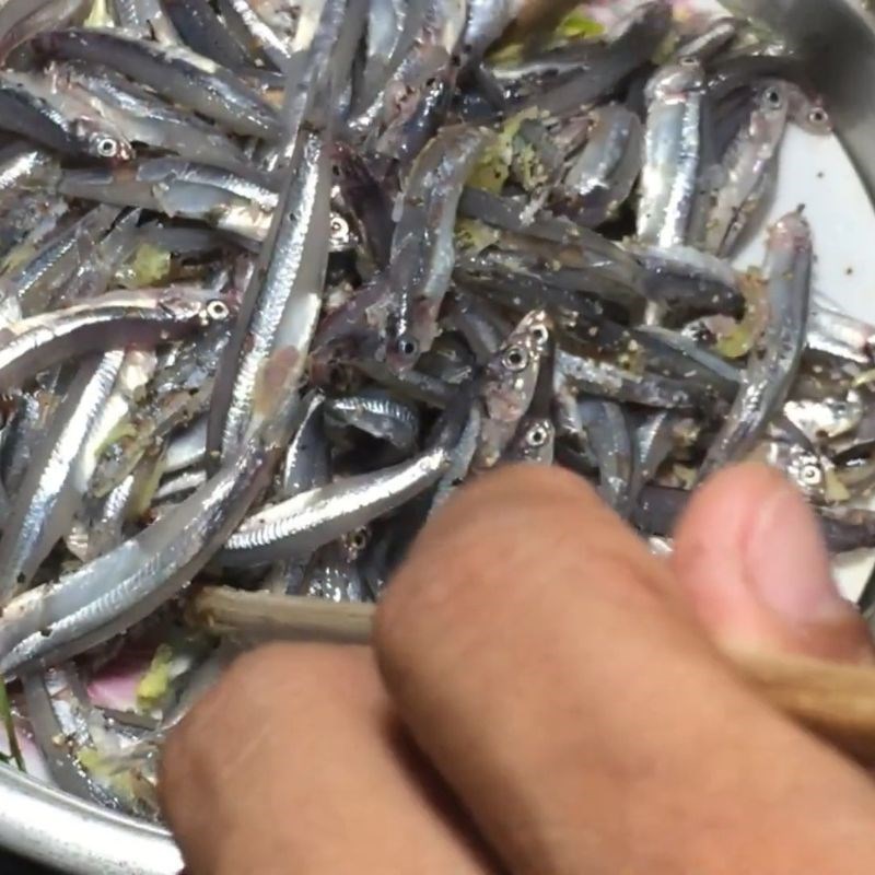 Bước 3 Hấp cá Cá cơm hấp