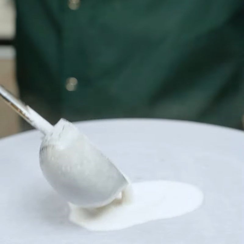 Bước 1 Hấp bánh Bánh mướt ram