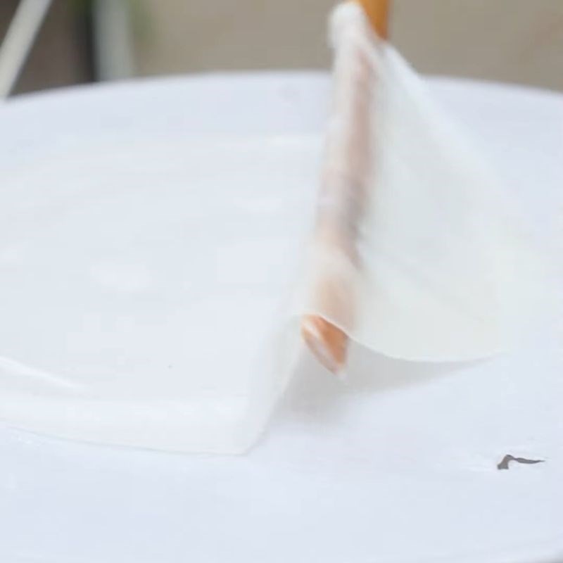 Bước 1 Hấp bánh Bánh mướt ram