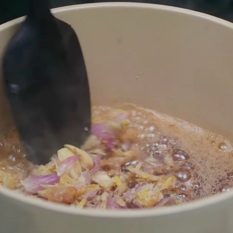 Bước 3 Kho cá nục và măng Xôi măng