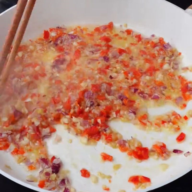 Bước 3 Làm bò cháy tỏi Bò cháy tỏi