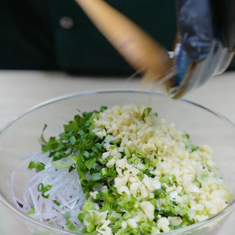Bước 3 Làm chả ram Bánh mướt ram