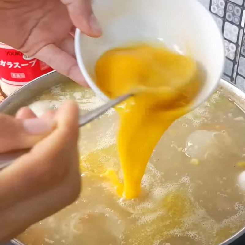 Bước 5 Làm súp sánh mịn Súp bột báng