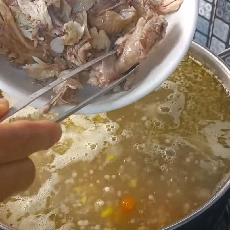 Bước 5 Làm súp sánh mịn Súp bột báng