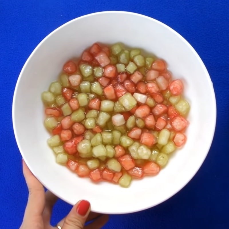 Bước 3 Làm thạch củ năng Trà sữa healthy