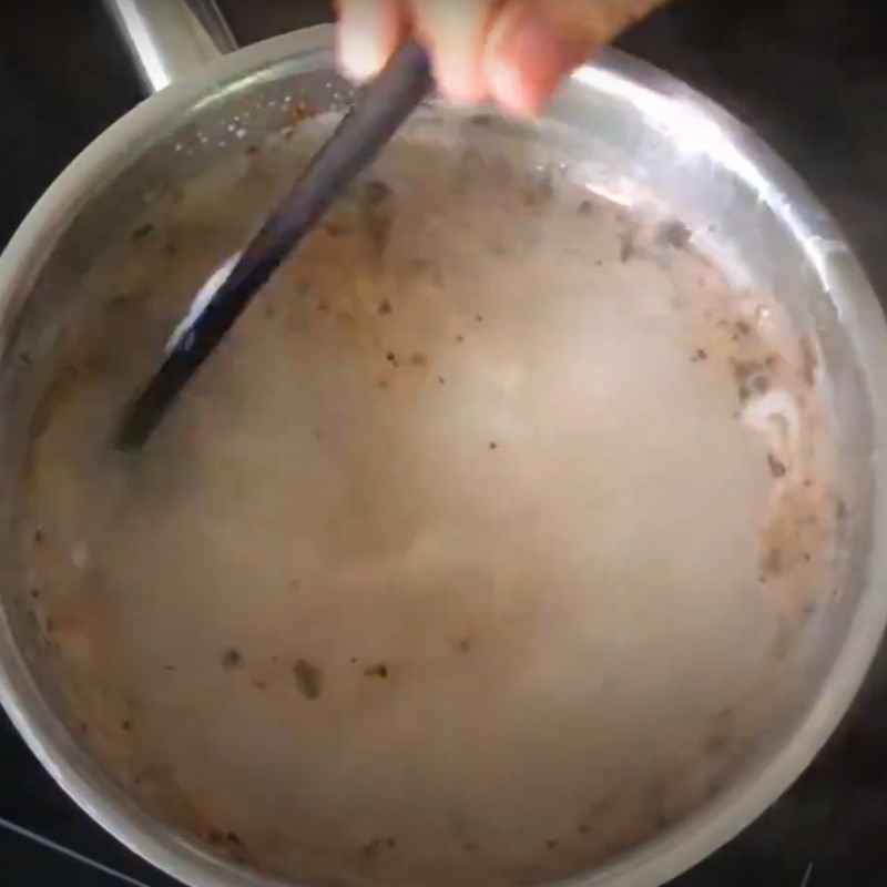 Bước 1 Làm thạch Trà sữa truyền thống đóng chai