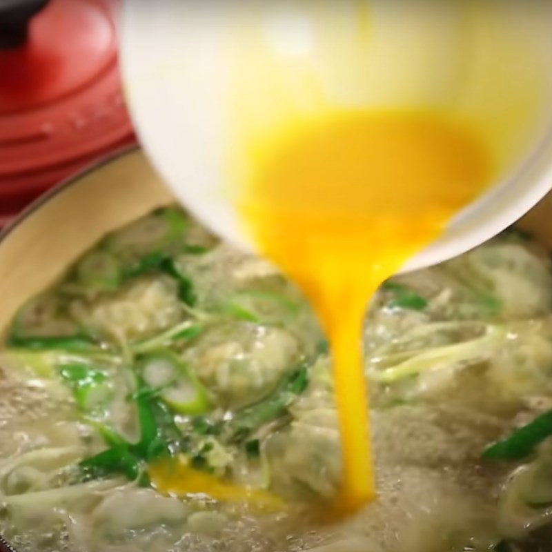 Bước 4 Nấu canh sủi cảo Canh sủi cảo