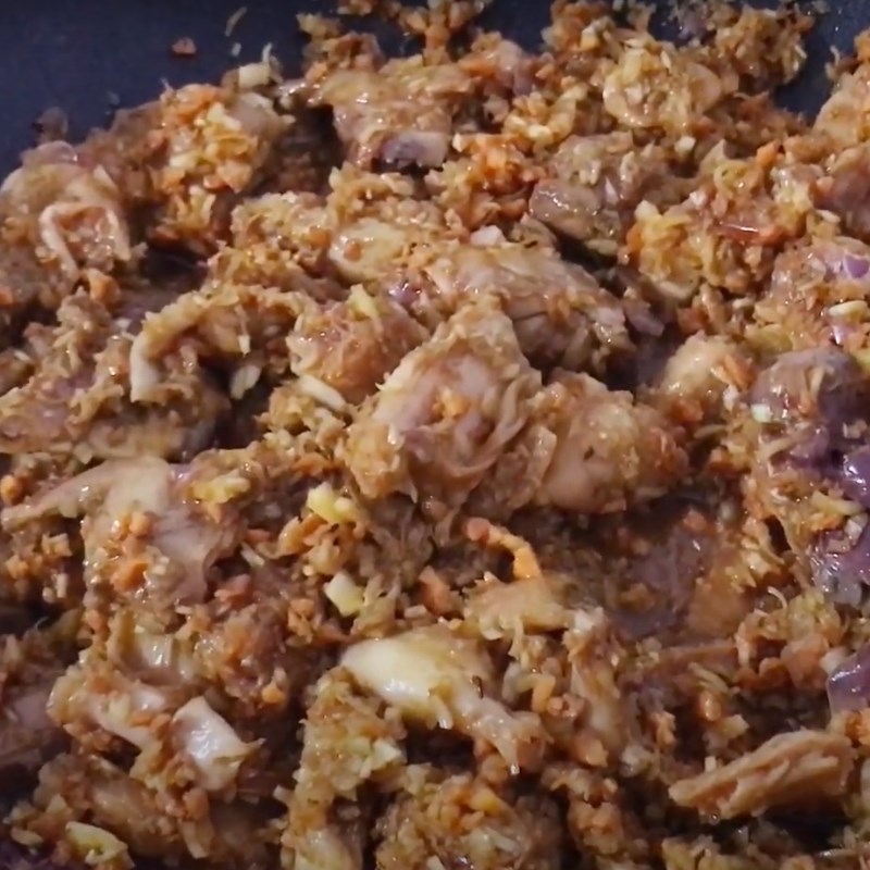 Bước 2 Nấu chuột xào lăn Chuột xào lăn