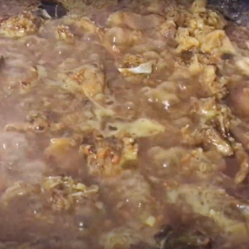 Bước 2 Nấu chuột xào lăn Chuột xào lăn