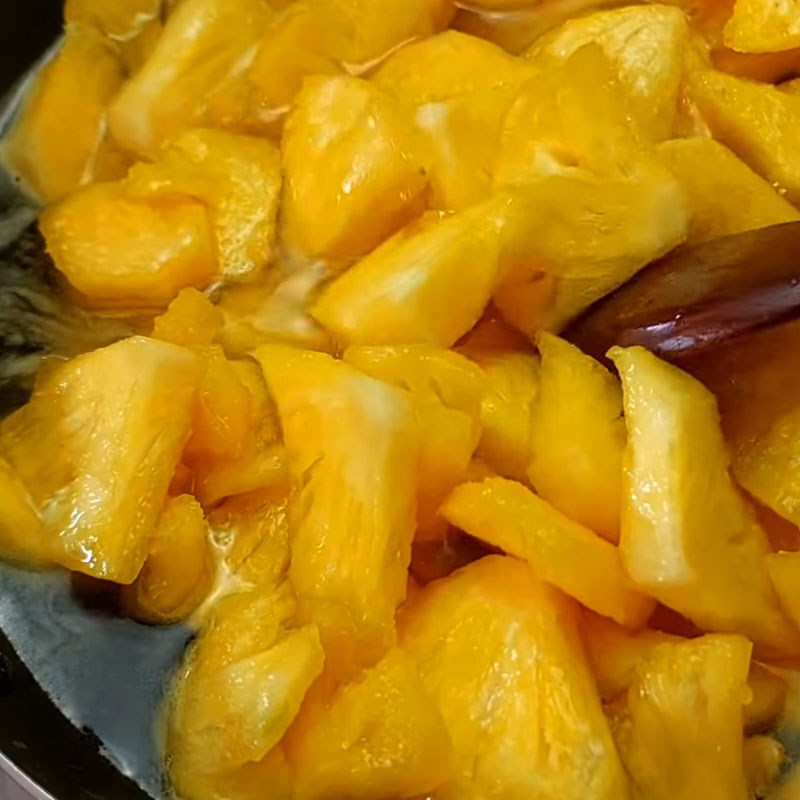 Bước 3 Nấu dứa ngâm Dứa ngâm đường phèn