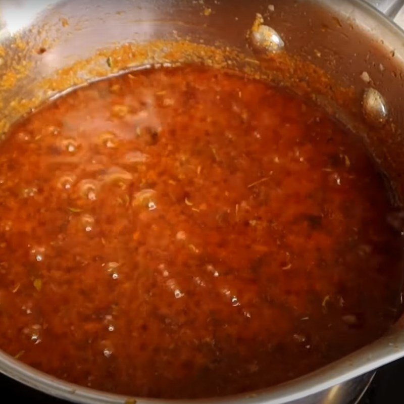Bước 2 Nấu nước sốt Sốt Cajun