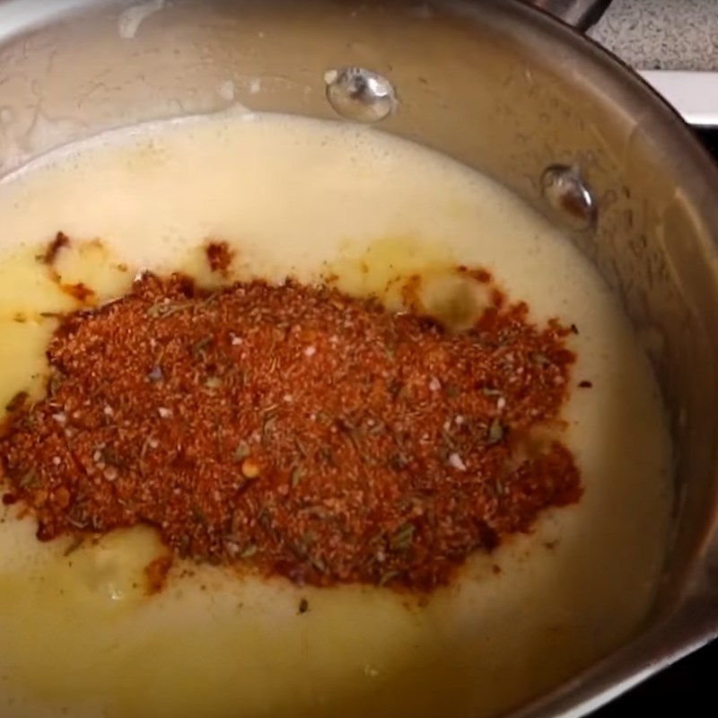 Bước 2 Nấu nước sốt Sốt Cajun