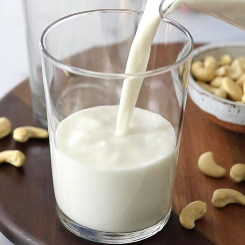 Bước 1 Nấu sữa hạt điều Trà sữa healthy
