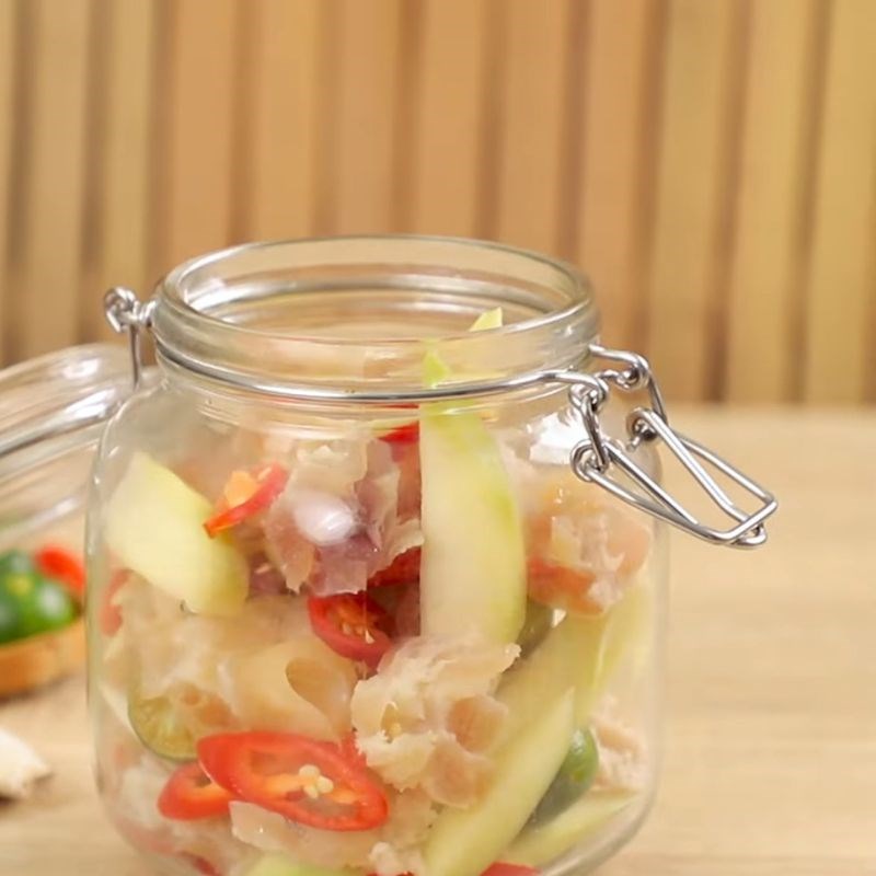 Bước 4 Ngâm gân bò với sả tắc Gân bò ngâm sả tắc