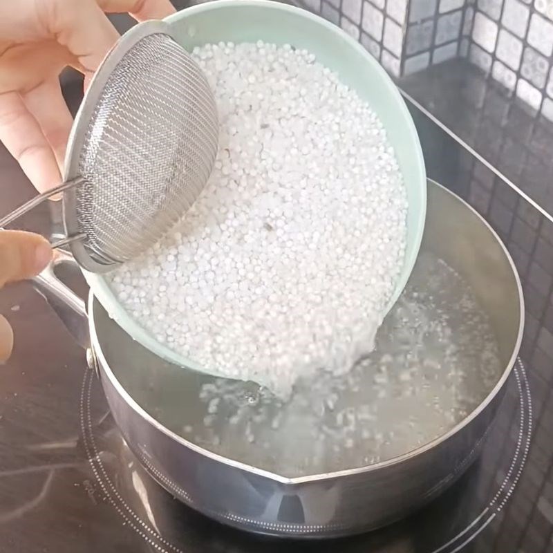 Bước 2 Sơ chế bột báng Súp bột báng