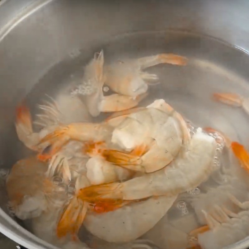 Bước 1 Sơ chế tôm Tôm chấy (từ tôm tươi)