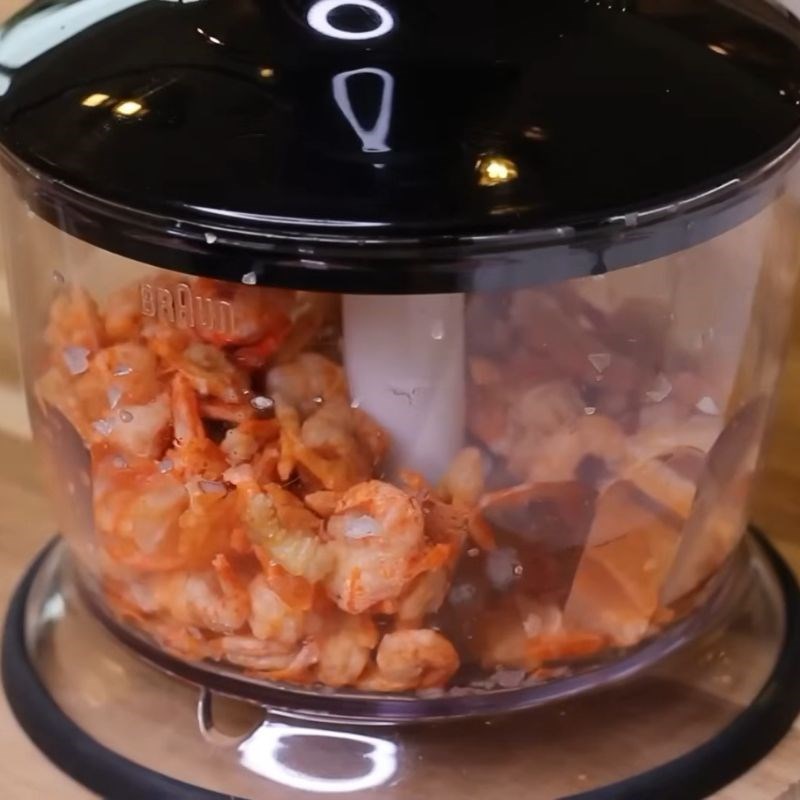 Bước 1 Sơ chế tôm khô Sốt sambal