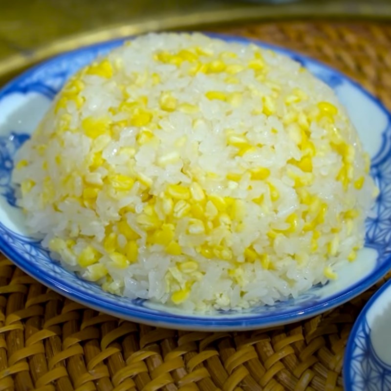 Bước 4 Thành phẩm Xôi hoa cau (xôi đỗ xanh)