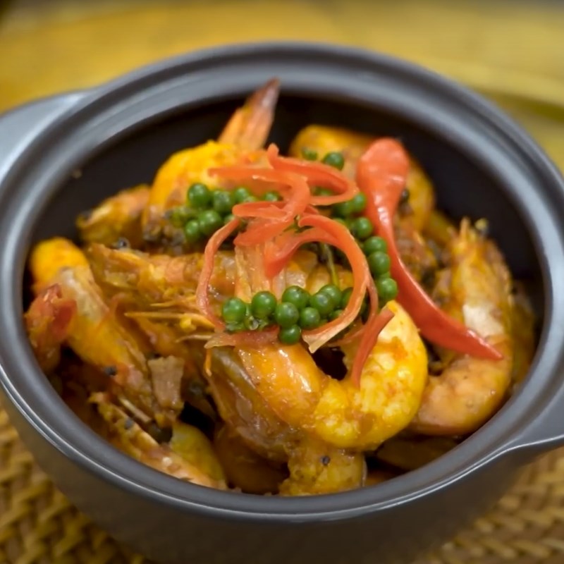 Bước 4 Thành phẩm Tôm rim tiêu