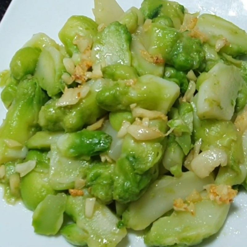 Bước 4 Thành phẩm Mầm đá xào tỏi