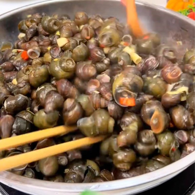 Bước 5 Xào ốc Ốc hút Điện Phương