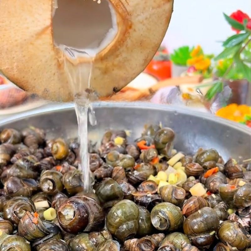 Bước 5 Xào ốc Ốc hút Điện Phương