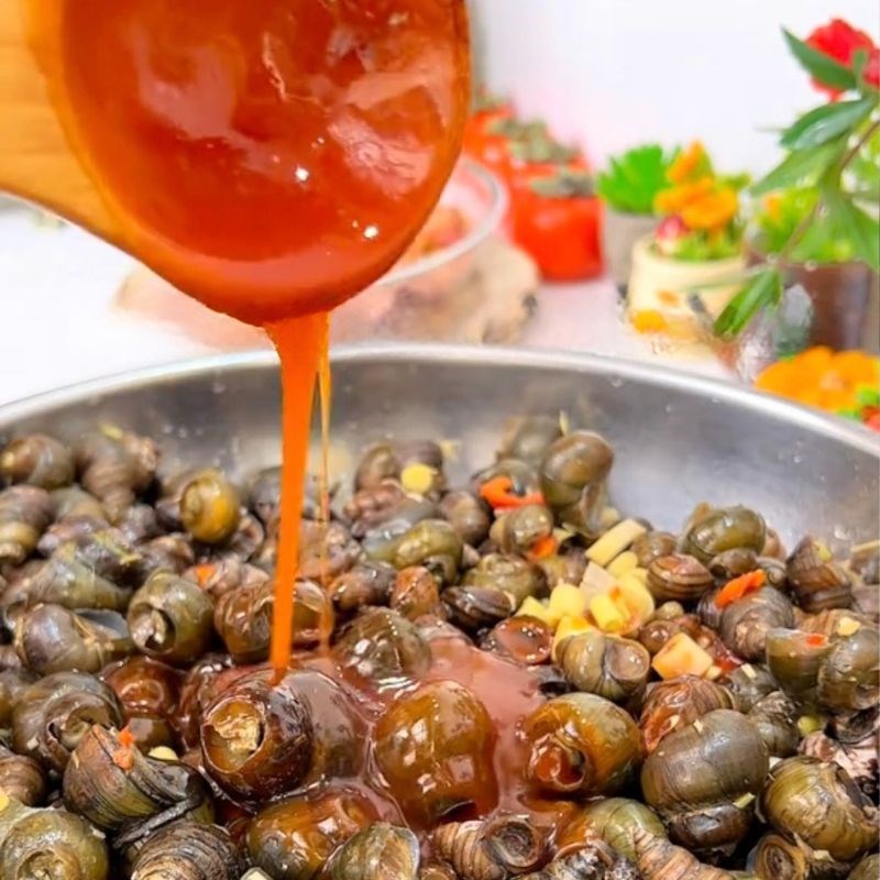 Bước 5 Xào ốc Ốc hút Điện Phương