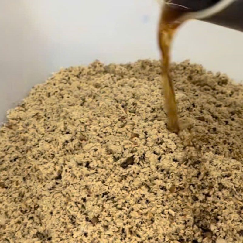 Bước 4 Xay hàu và thịt heo Ruốc hàu