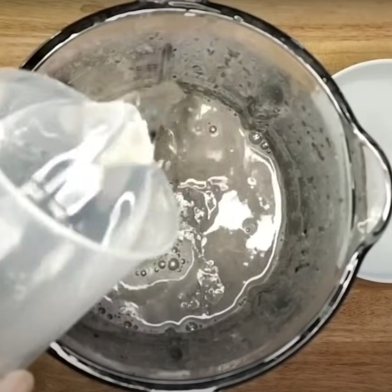 Bước 3 Xay nấu mè đen Chè chí mà phù