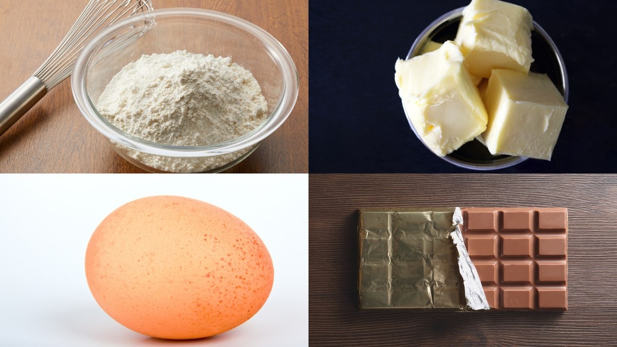 Nguyên liệu món ăn 2 cách làm bánh quy chocolate chip mềm và giòn