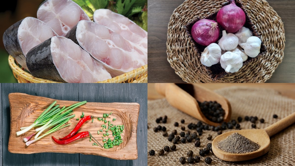 Nguyên liệu món ăn cách nấu cá kho tộ miền tây