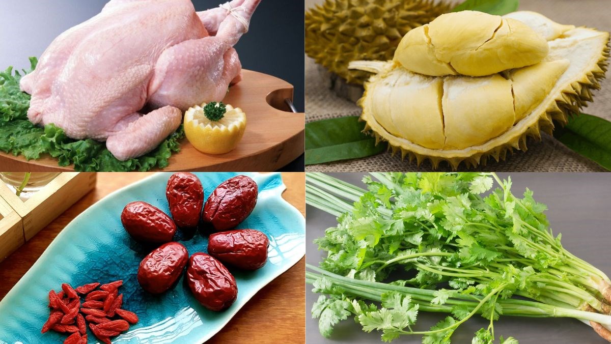Nguyên liệu món ăn canh sầu riêng