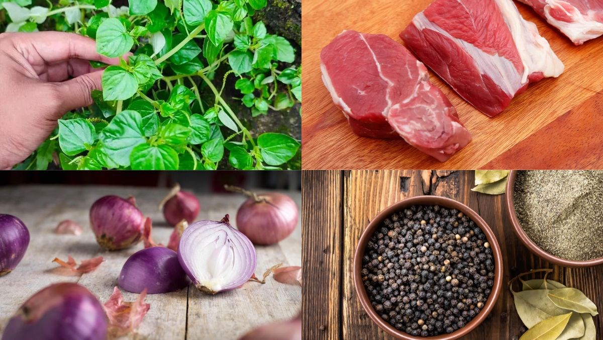 Nguyên liệu món ăn rau càng cua nấu canh