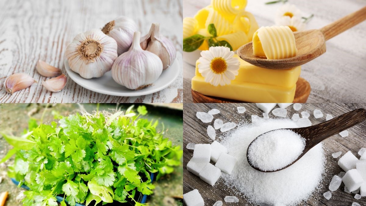 Nguyên liệu món ăn sốt bơ tỏi