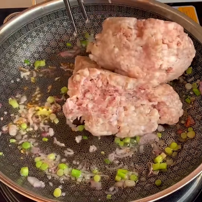 Bước 2 Sơ chế các nguyên liệu khác Bánh khọt bằng bột bánh xèo