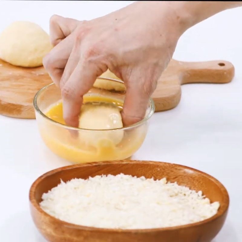 Bước 4 Chiên bánh Bánh bắp phô mai
