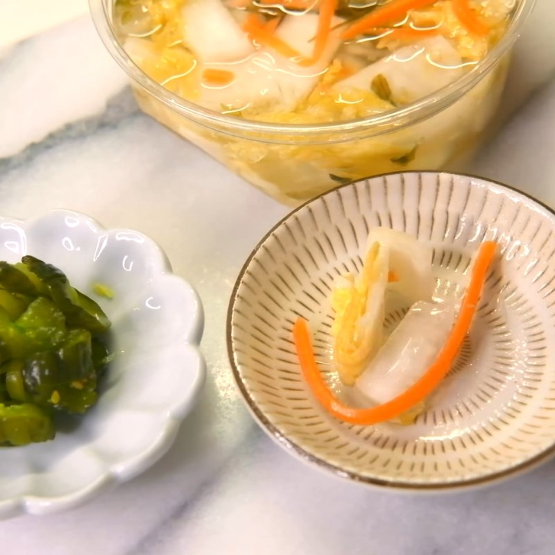 Bước 3 Chuẩn bị các món ăn kèm Mì soba lạnh