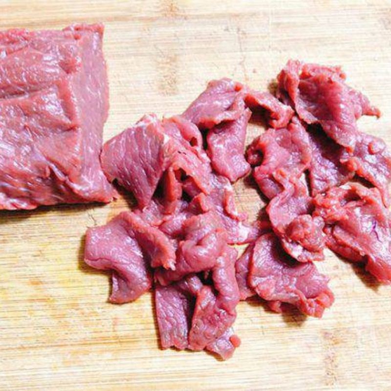 Bước 1 Chuẩn bị nguyên liệu Rau càng cua nấu canh thịt bò