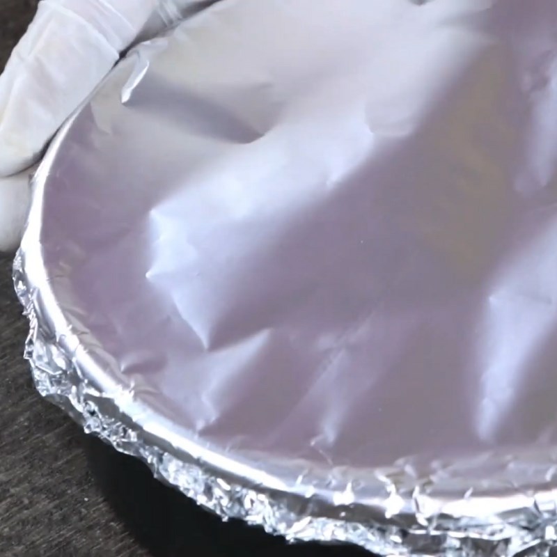 Bước 4 Đổ khuôn bánh Bánh flan gato sinh nhật