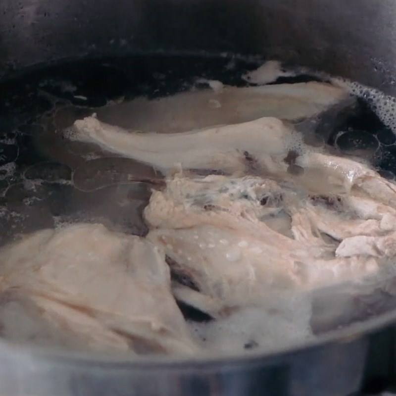 Bước 2 Hầm xương Bánh canh bào ngư