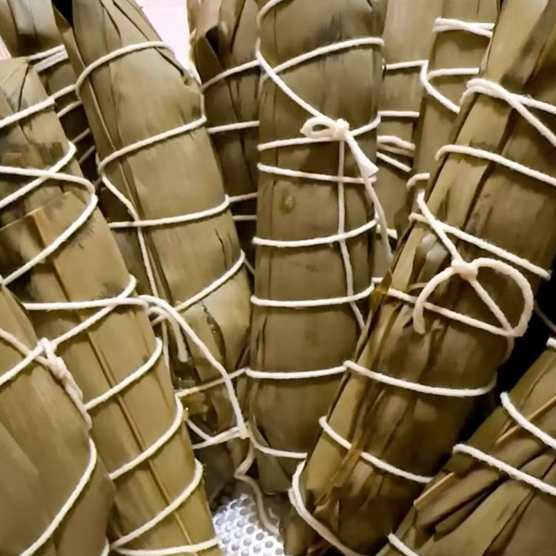 Bước 9 Hoàn thiện sau khi luộc Bánh gio mật mía